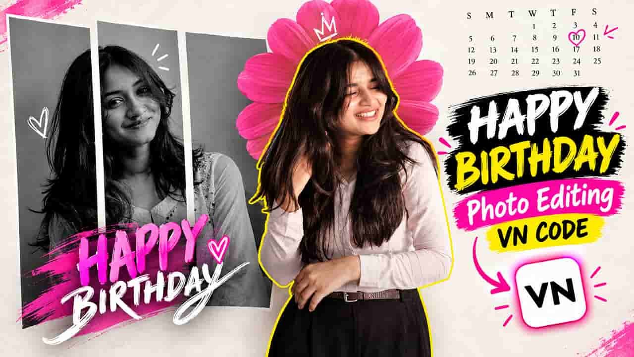 Happy Birthday VN Code Template